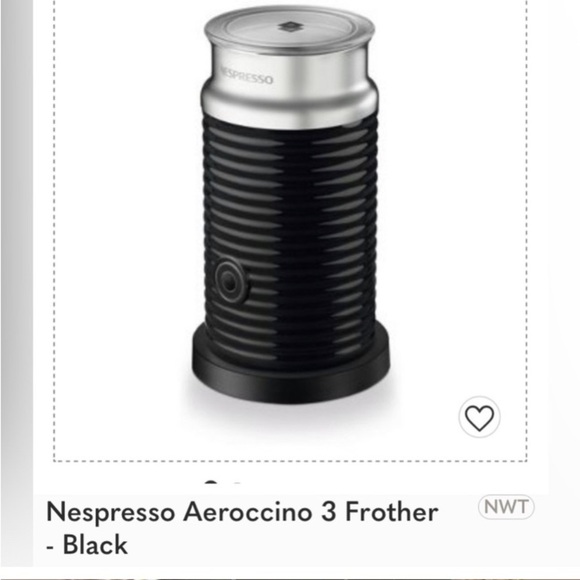 Nespresso Aeroccino3 黒 未使用 Nespresso Aeroccino 3 Electric Milk Frother Black Model 3694